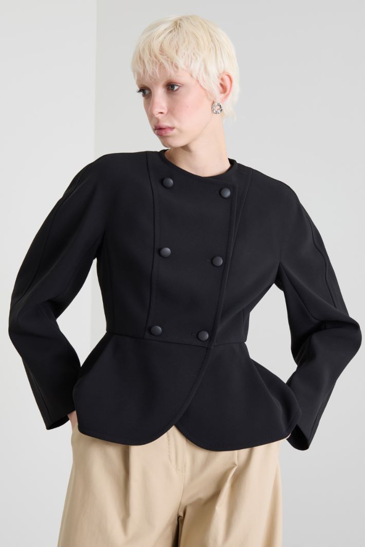 Blazer girocollo a corolla Intrend