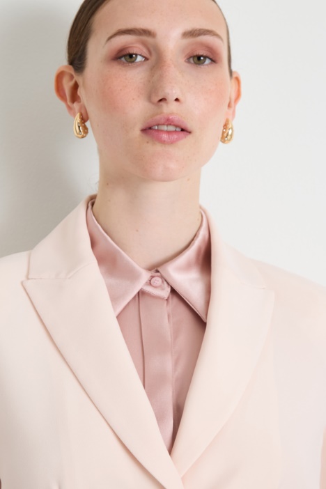 Blazer monopetto sfiancato