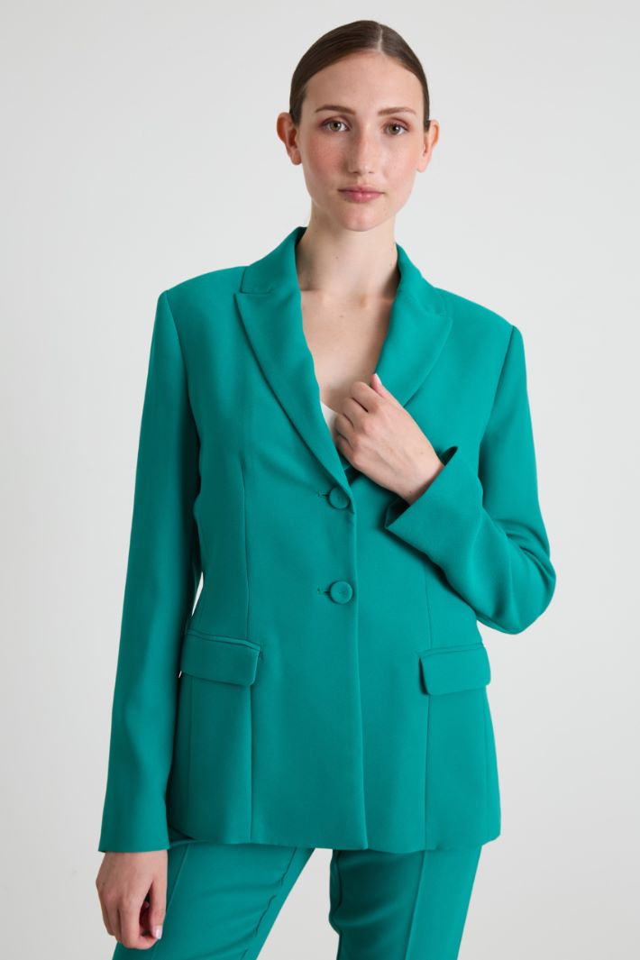 Blazer monopetto sfiancato Intrend