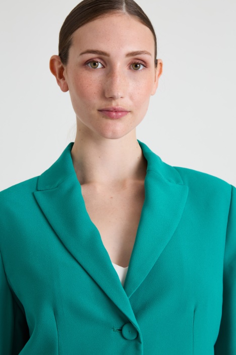 Blazer monopetto sfiancato