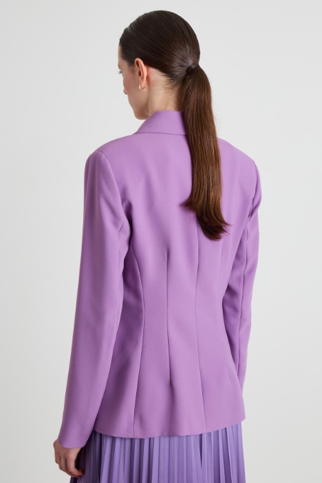 Blazer monopetto sfiancato