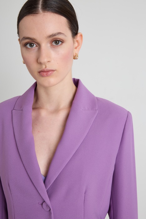 Blazer monopetto sfiancato