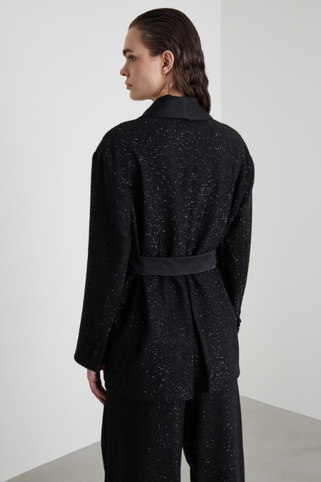 Blazer con paillettes