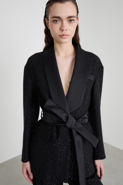 Blazer con paillettes