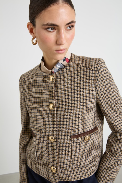 Giacca in misto lana