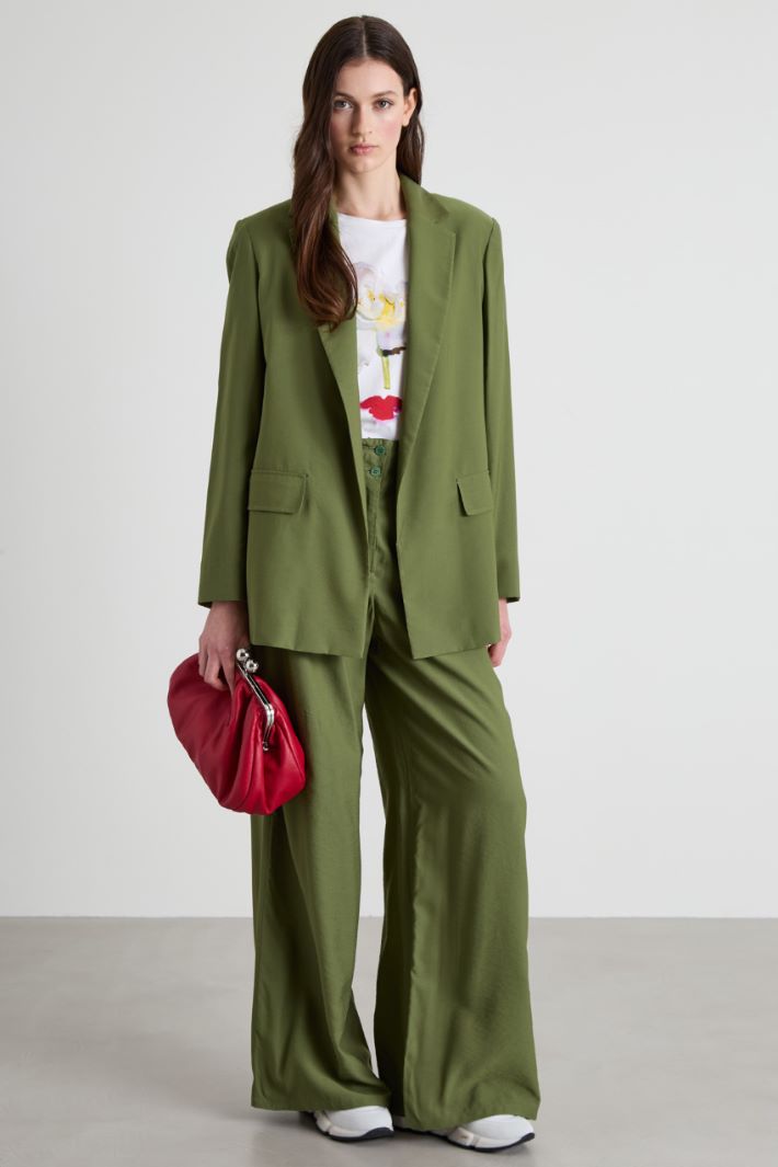 Blazer in twill