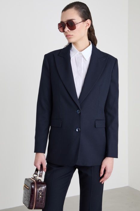 Loose viscose blazer Intrend