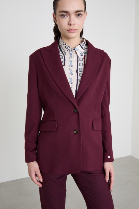 Loose viscose blazer Intrend