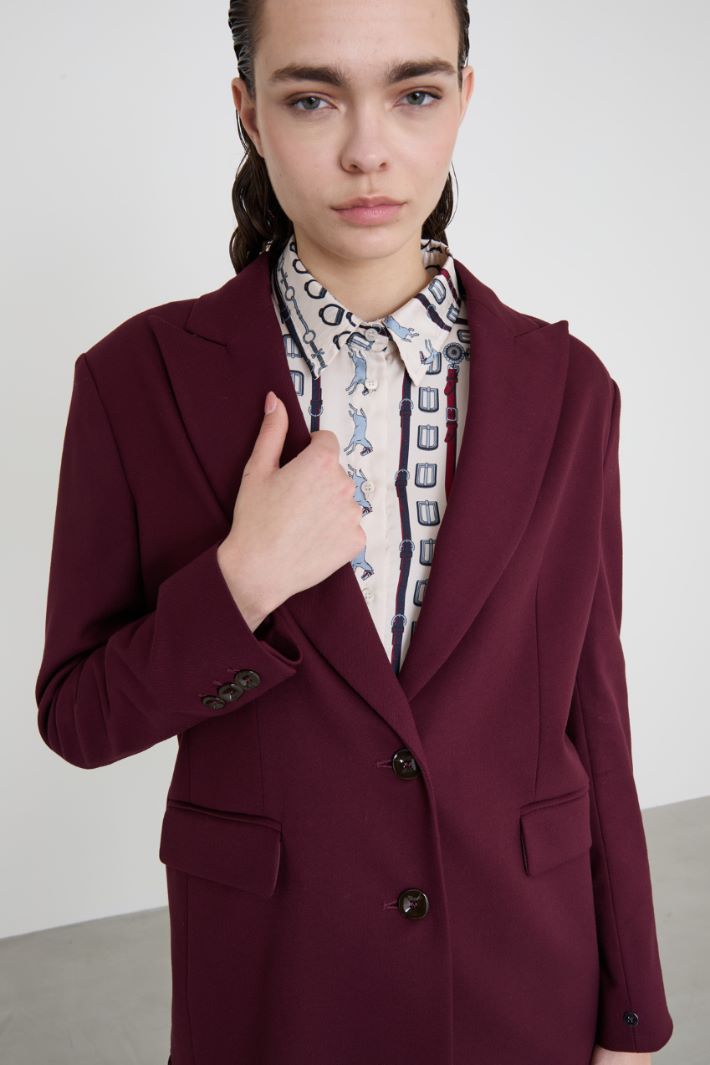 Loose viscose blazer Intrend - 4