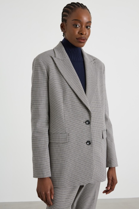 Loose viscose blazer Intrend