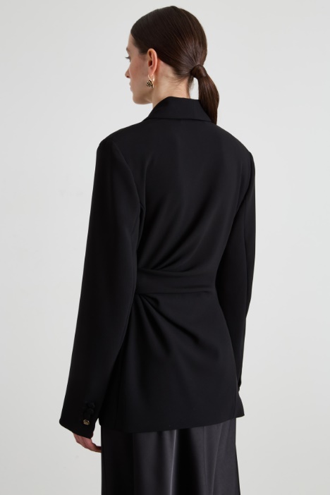 Blazer incrociato in cady