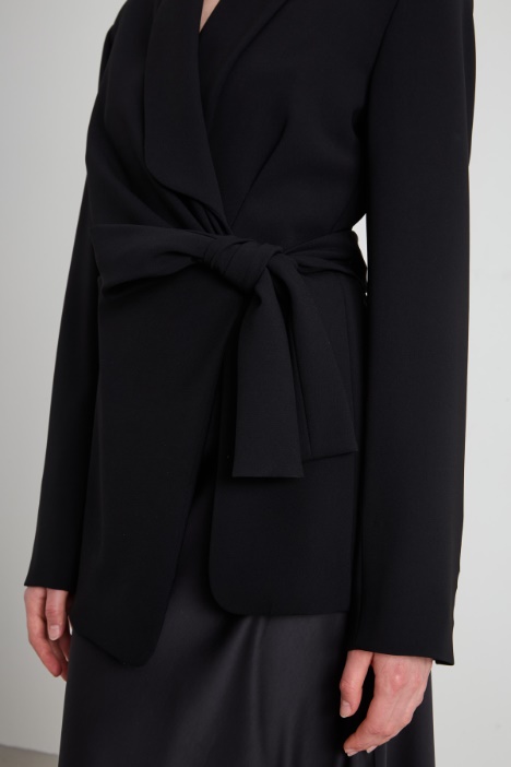 Blazer incrociato in cady