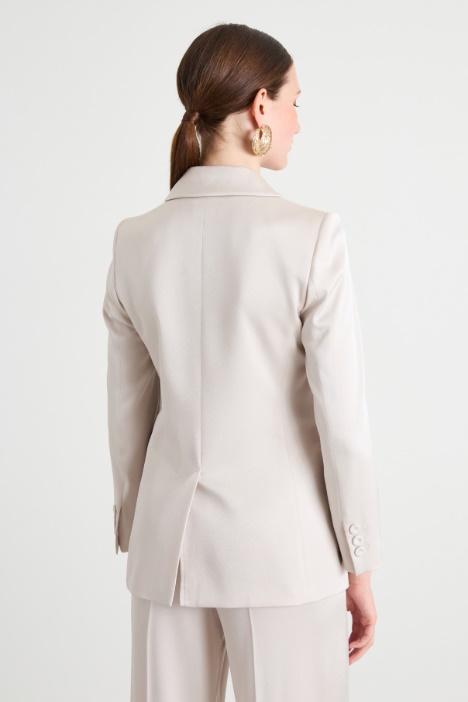 Blazer in shiny enver satin Intrend - 2
