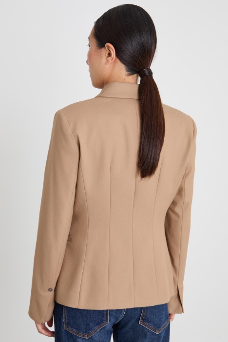 Blazer cruzado entallado