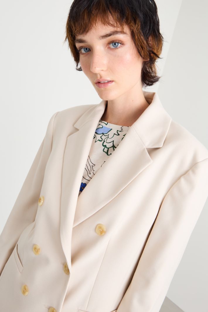 Slim double-breasted blazer Intrend - 4