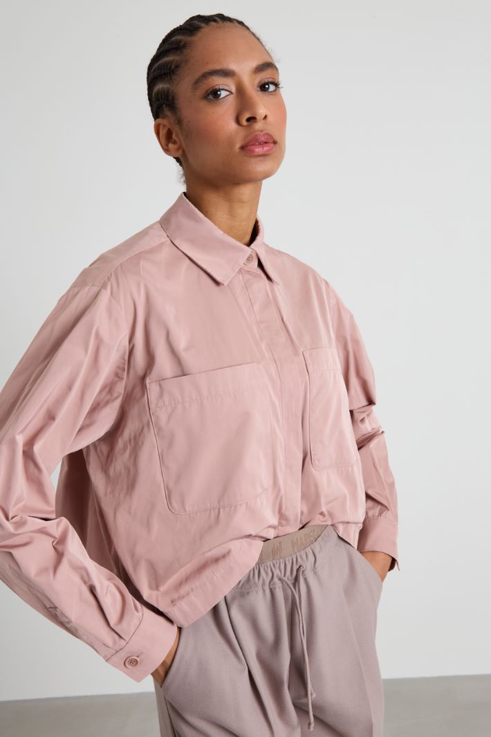 Boxy fit taffeta jacket Intrend - 3