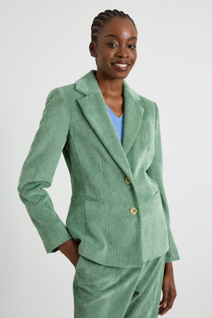 Slim-fit corduroy blazer Intrend