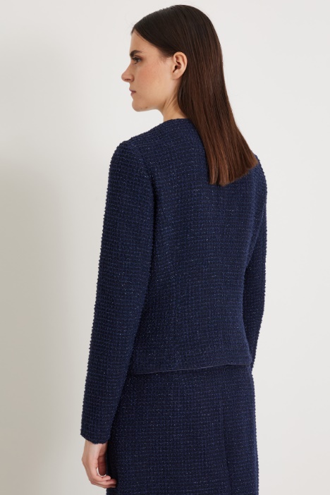 Giacca in stuoia lamé