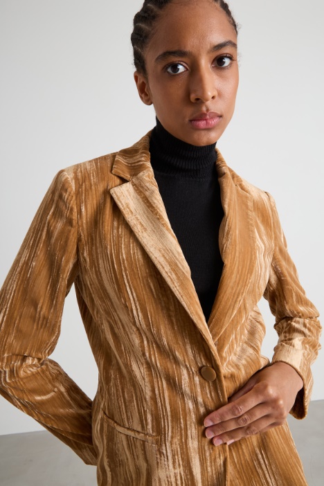 Blazer de terciopelo