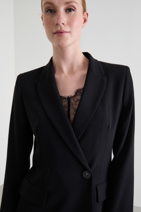 Blazer doppiopetto in cady