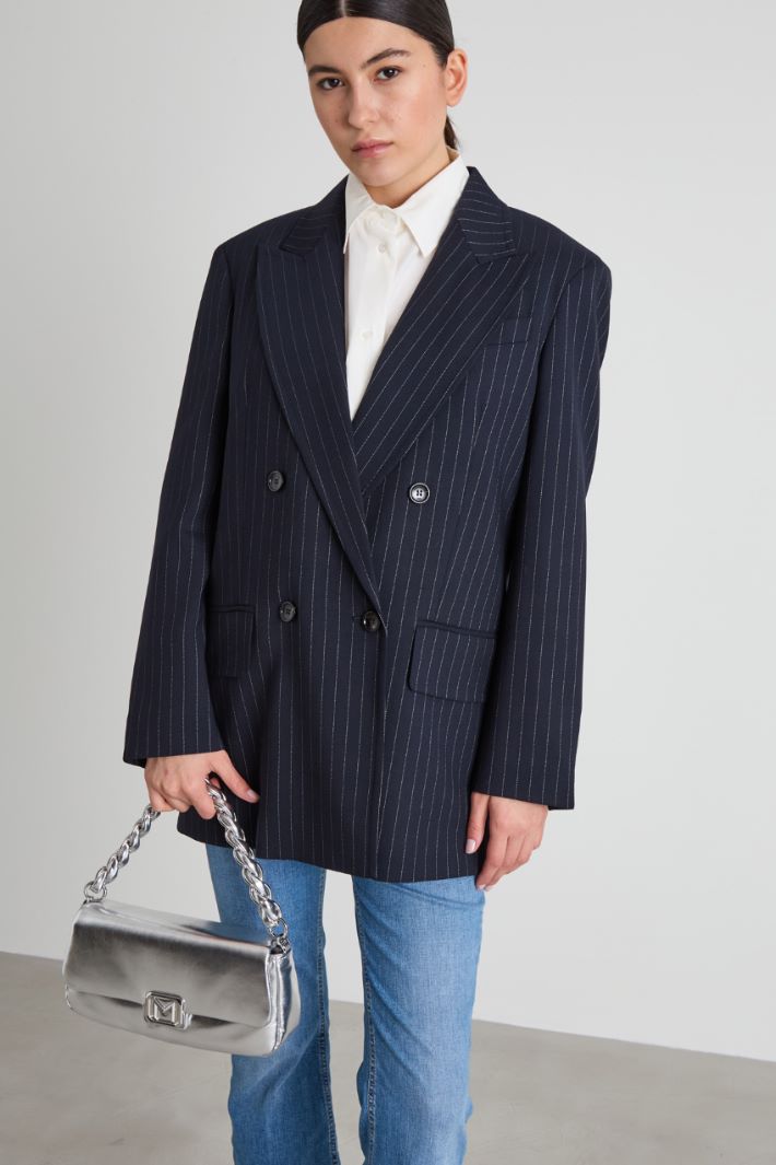 Pinstriped wool blazer Intrend