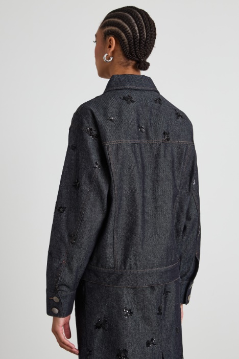 Giacca in jeans con ricami Intrend - 3