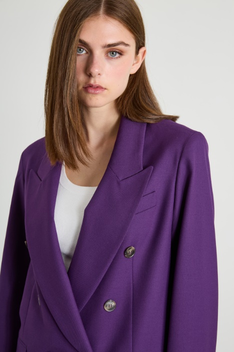 Blazer doppiopetto dritto