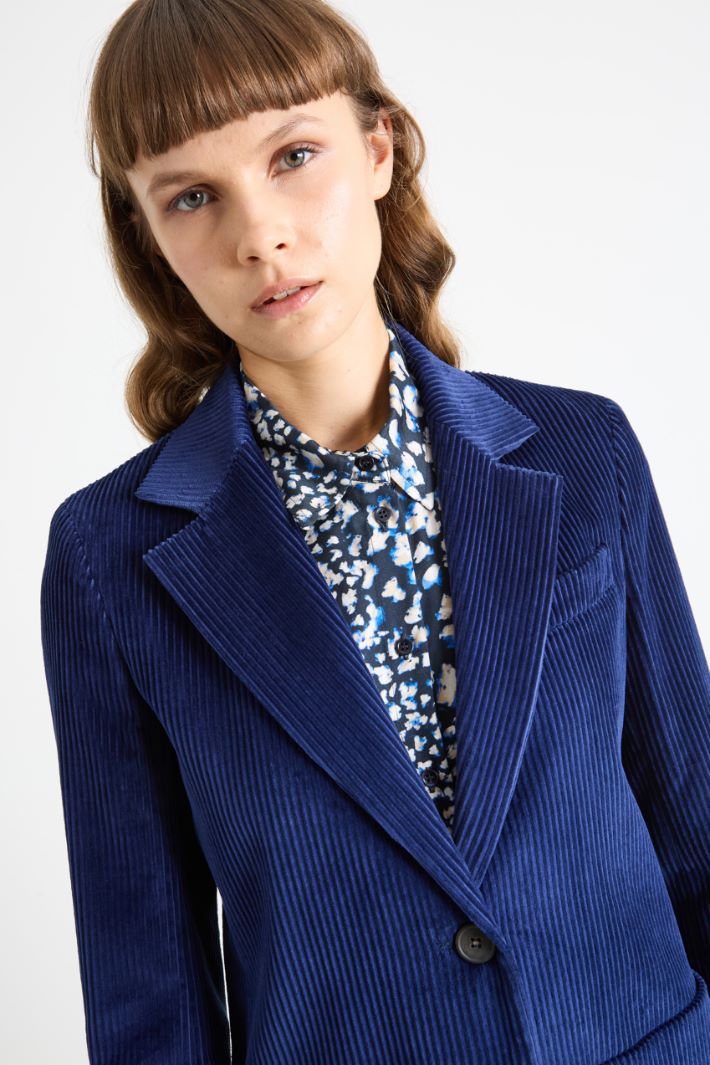 Velvet blazer Intrend - 3