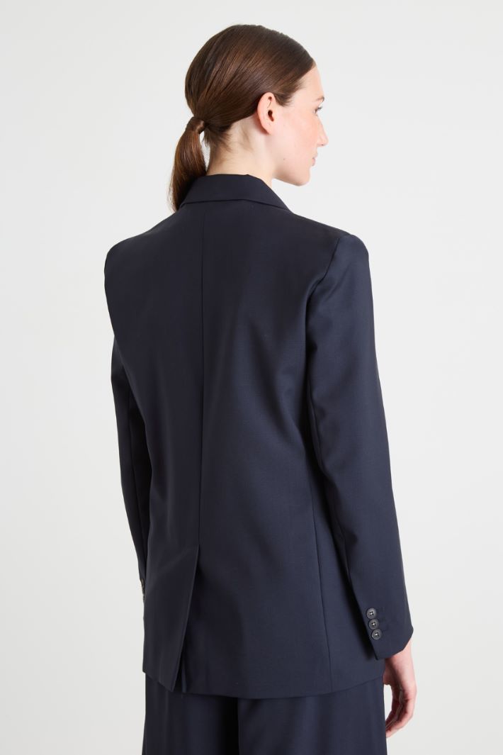 Double-breasted canvas blazer Intrend - 2