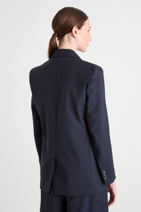 Blazer doppiopetto in tela