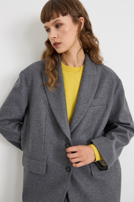 Blazer con rever a lancia