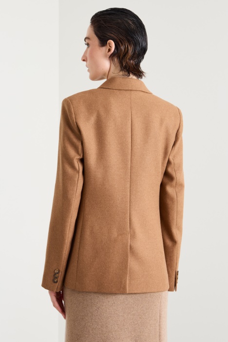 Blazer in batavia di lana