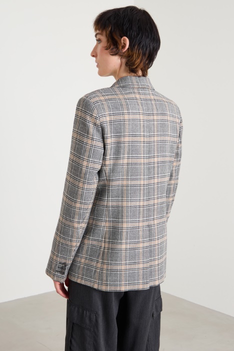 Blazer in batavia di lana