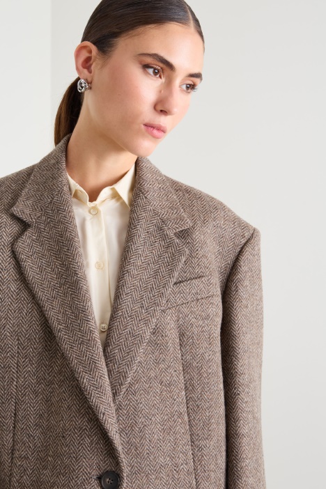 Blazer over in chevron