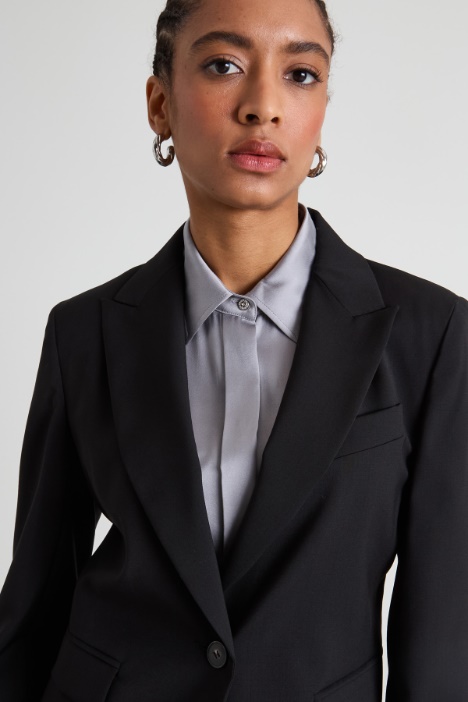 Blazer in tela di lana