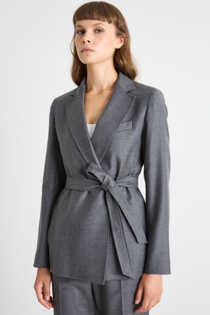 Wool flannel blazer Intrend - 2
