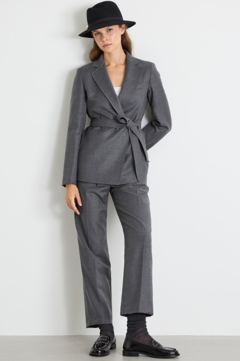 Wool flannel blazer Intrend