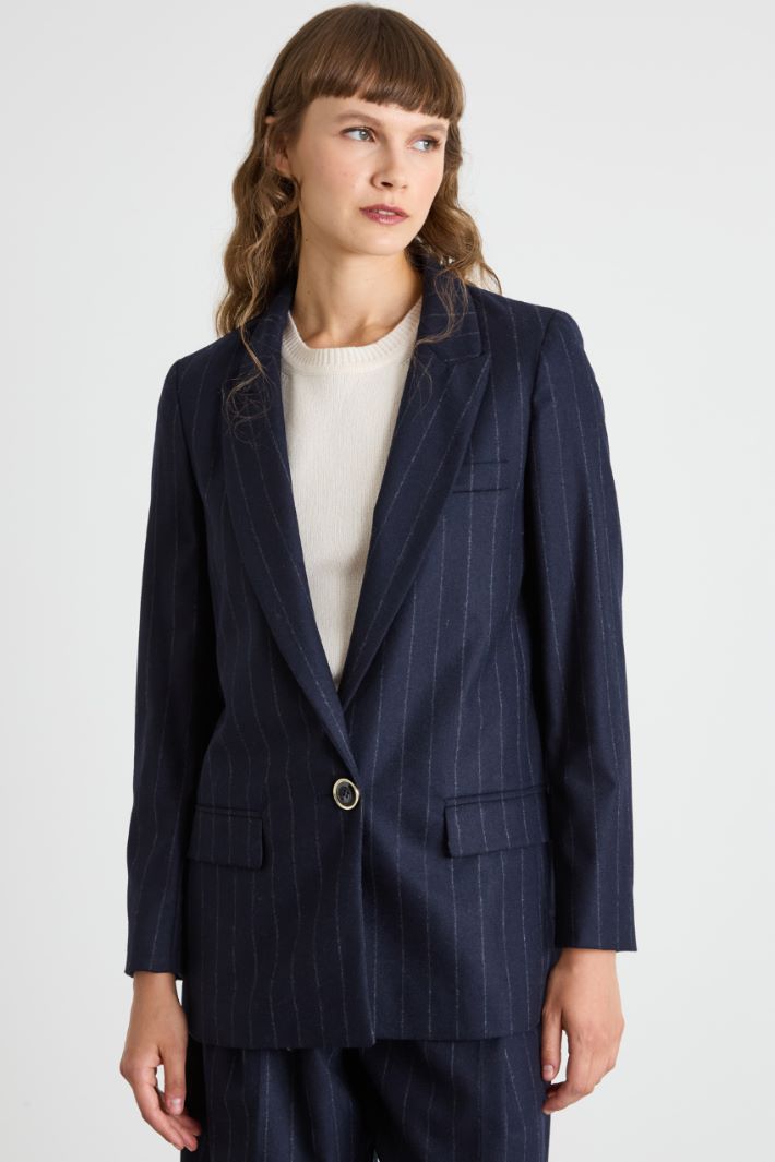 Single-button flannel jacket Intrend - 2