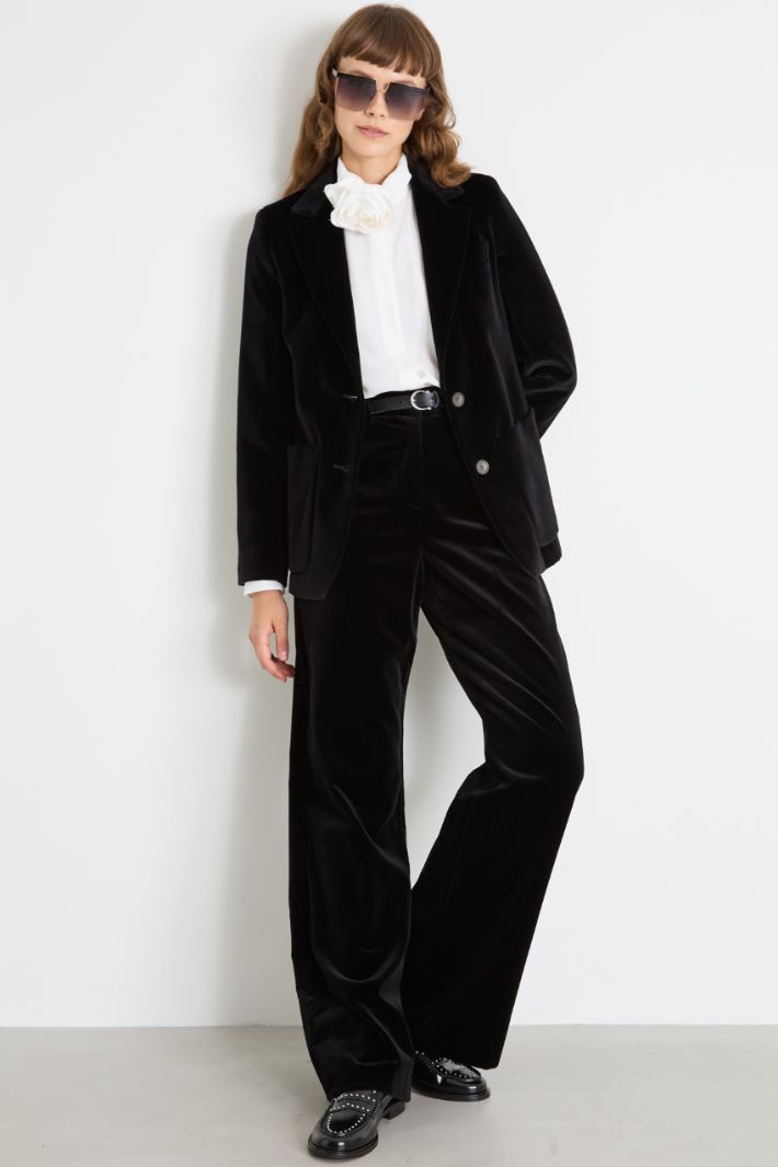 Blazer in velluto Intrend