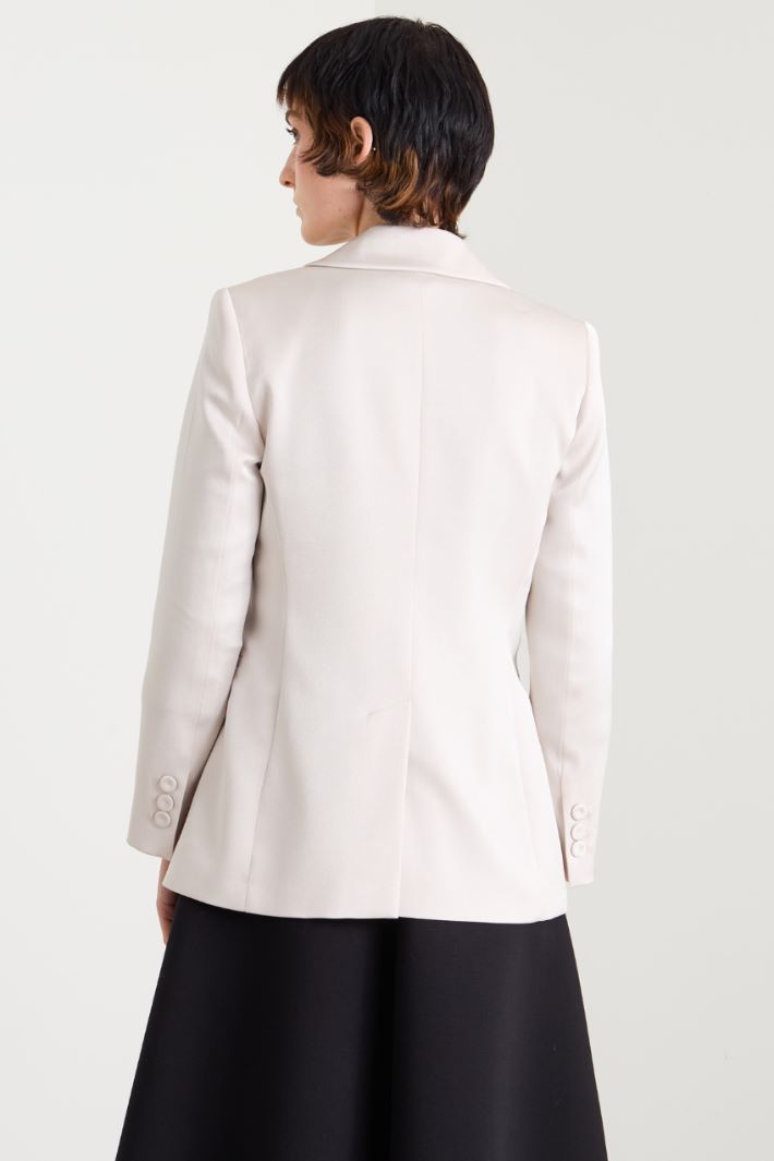 Blazer in shiny envers satin Intrend - 2