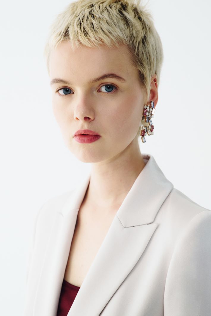 Blazer in shiny envers satin Intrend - 6