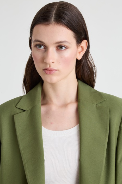 Blazer in twill