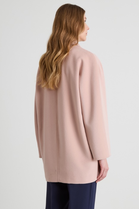 Cappotto doppiopetto in beaver