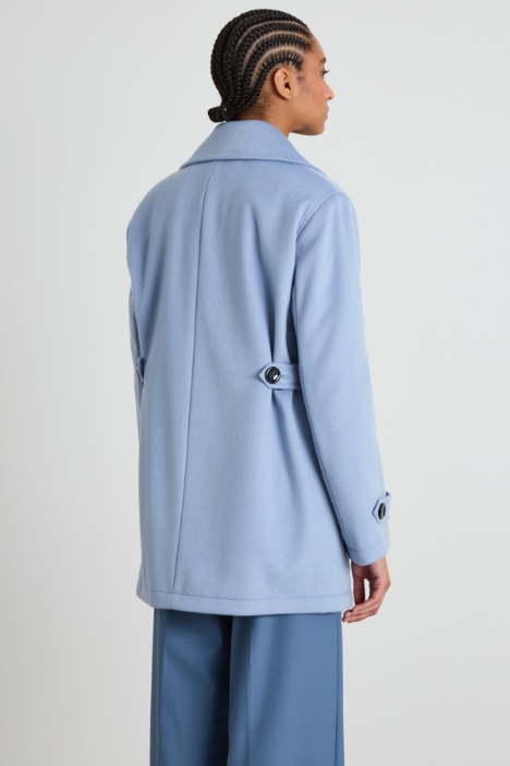 Abrigo de paño de lana