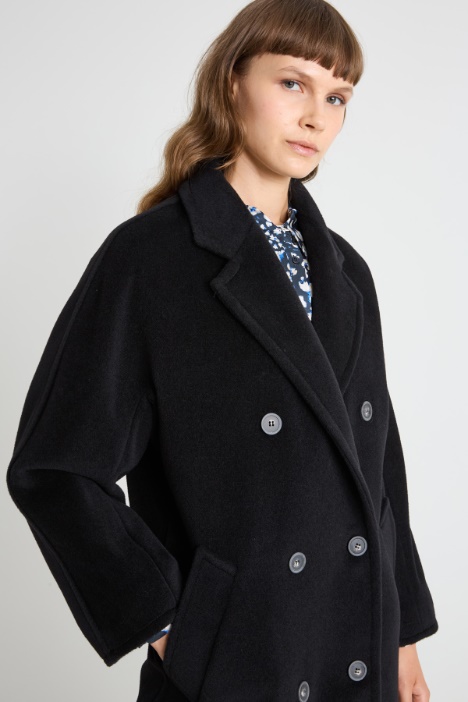 Cappotto caban doppiopetto