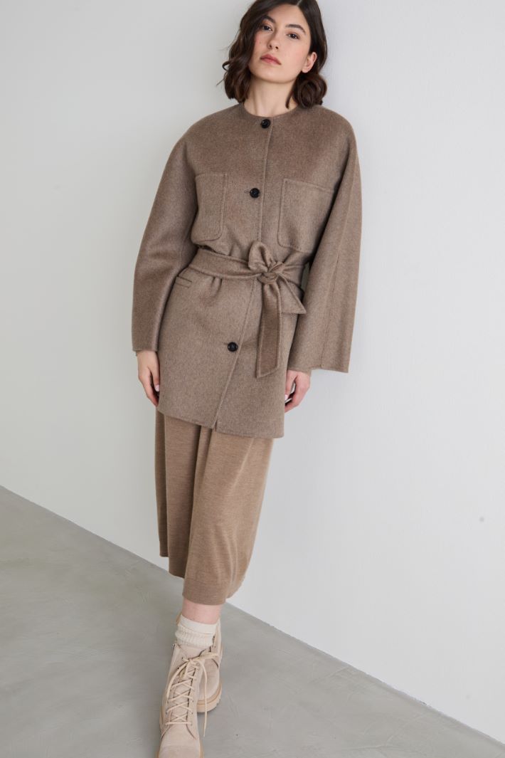 Single-breasted cashmere jacket Intrend - 3