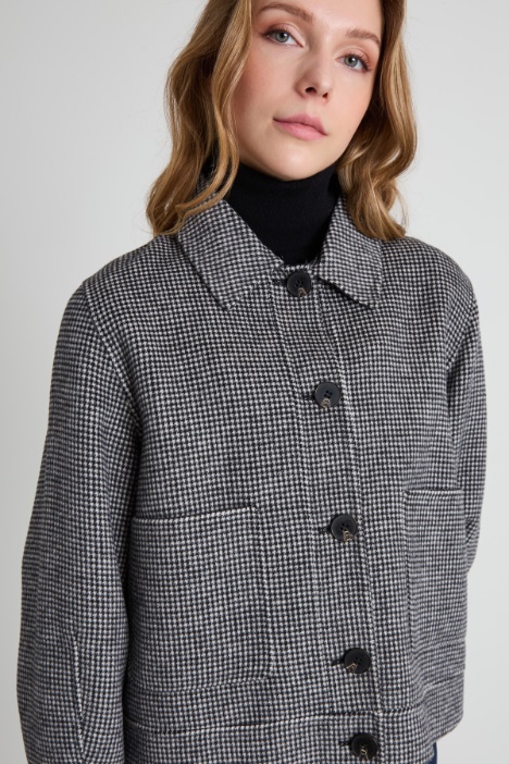 Caban con collo rimovibile