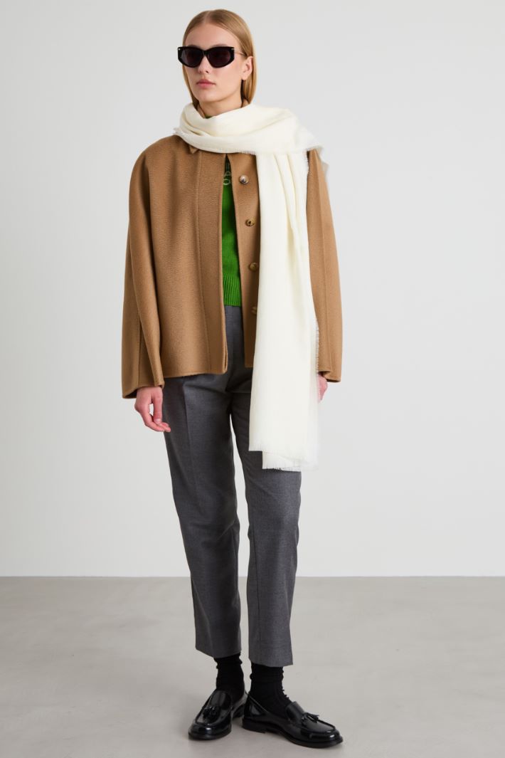 Sablé broadcloth pea coat Intrend