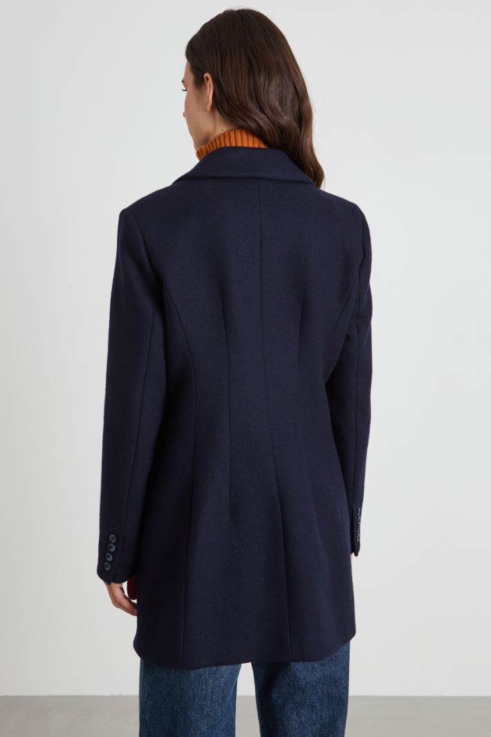 Cappotto sfiancato in lana Intrend - 3