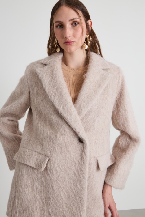 Cappotto in similpelliccia